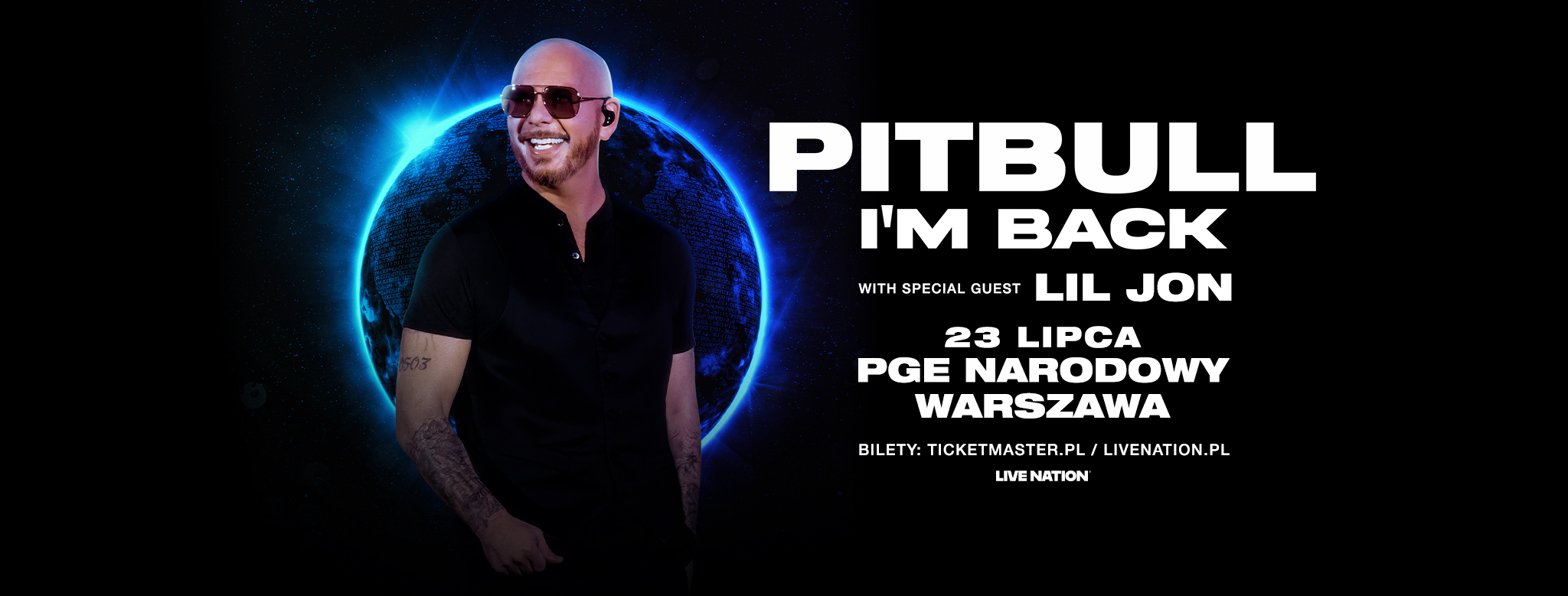 Pitbull w Polsce - bilety