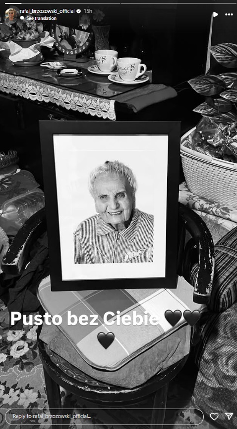 Nie zyje babcia Rafala Brzozowskiego