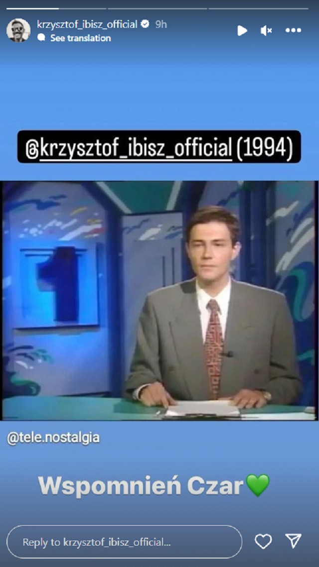 Krzysztof Ibisz w TVP